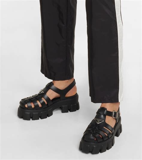 Black Monolith Rubber Sandals 